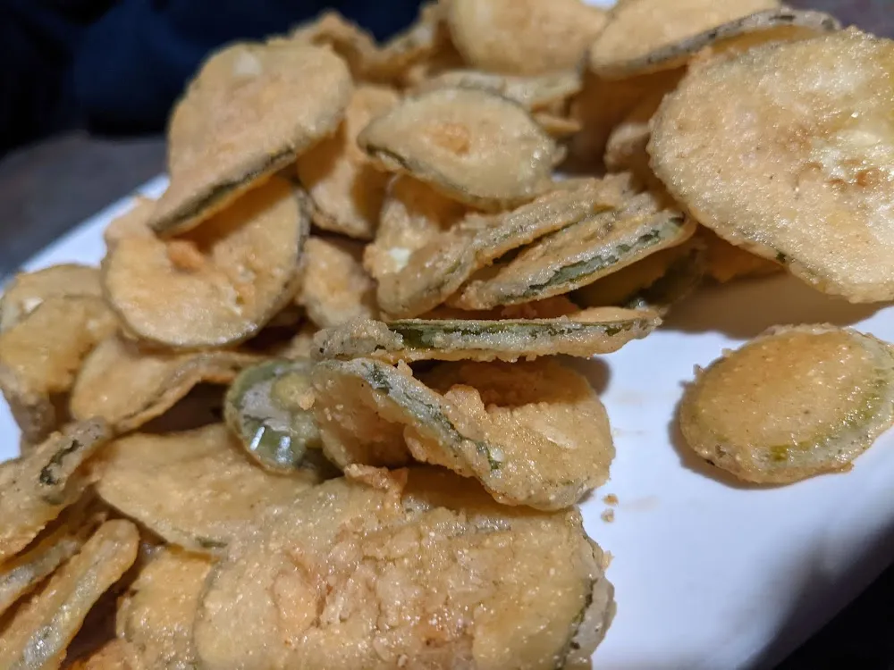 Hand-Breaded Pickle Chips